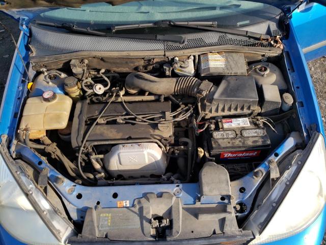 3FAFP31301R237191 - 2001 FORD FOCUS ZX3 BLUE photo 11