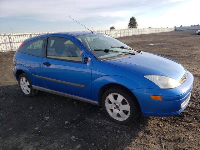 3FAFP31301R237191 - 2001 FORD FOCUS ZX3 BLUE photo 4