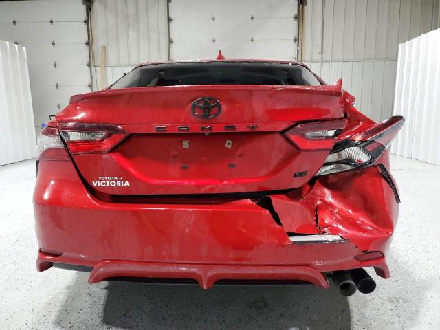 4T1G11AK8PU183227 - 2023 TOYOTA CAMRY SE NIGHT SHADE RED photo 6