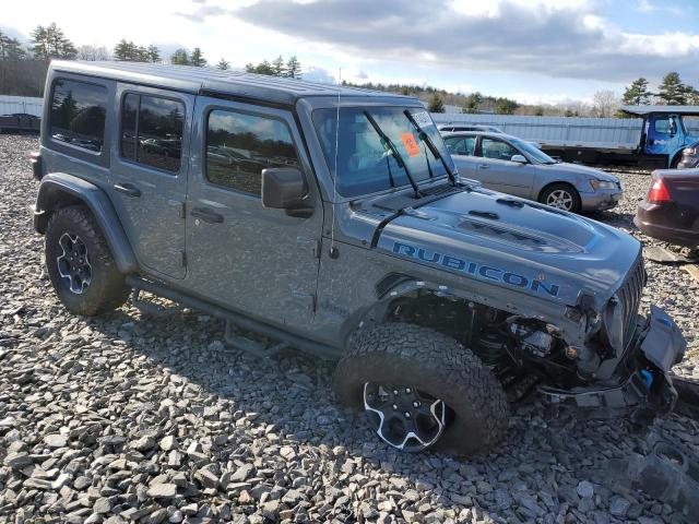 1C4JJXR62PW586273 - 2023 JEEP WRANGLER RUBICON 4XE GRAY photo 4