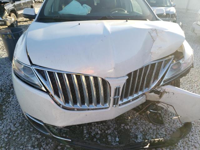 2LMDJ6JK5CBL07989 - 2012 LINCOLN MKX WHITE photo 11