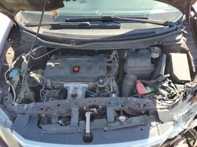 2HGFB2F94CH571899 - 2012 HONDA CIVIC EXL ბურგუნდია ფოტო 11