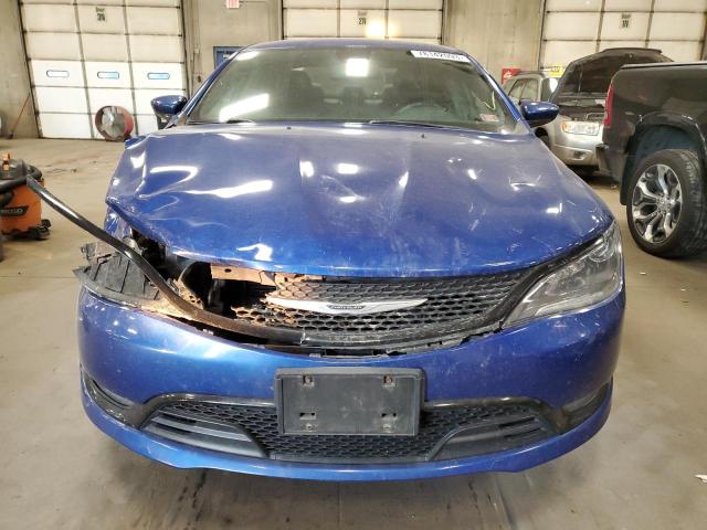 1C3CCCBB1GN185763 - 2016 CHRYSLER 200 S BLUE photo 5