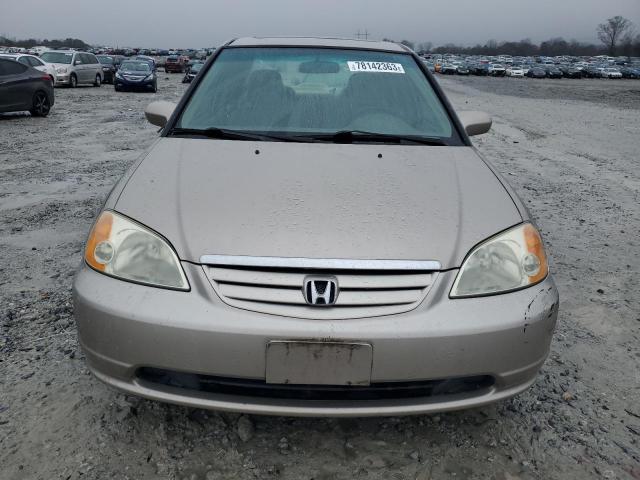 2HGES26742H509704 - 2002 HONDA CIVIC EX GOLD photo 5