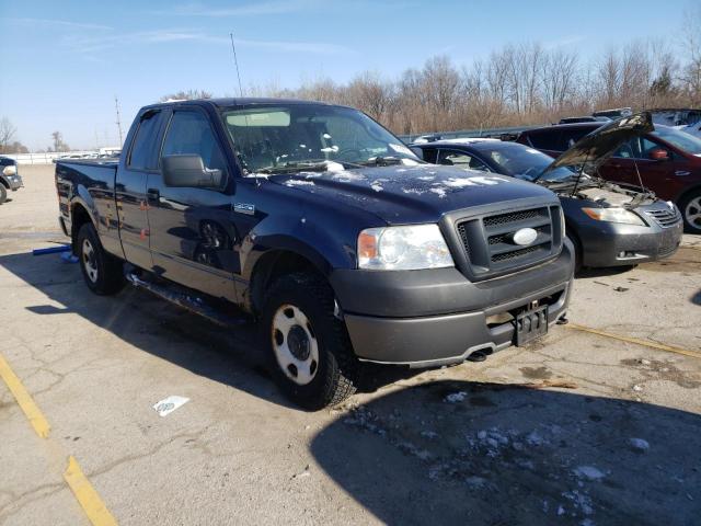 1FTRX14W17NA68358 - 2007 FORD F150 BLUE photo 4