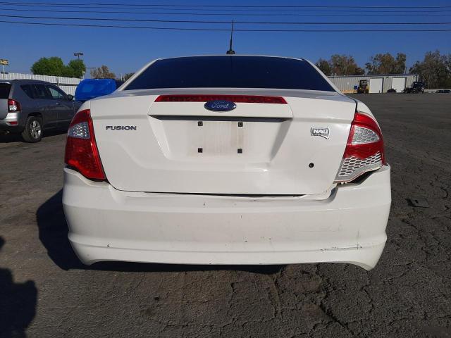 3FAHP0HA6AR114877 - 2010 FORD FUSION SE WHITE photo 6