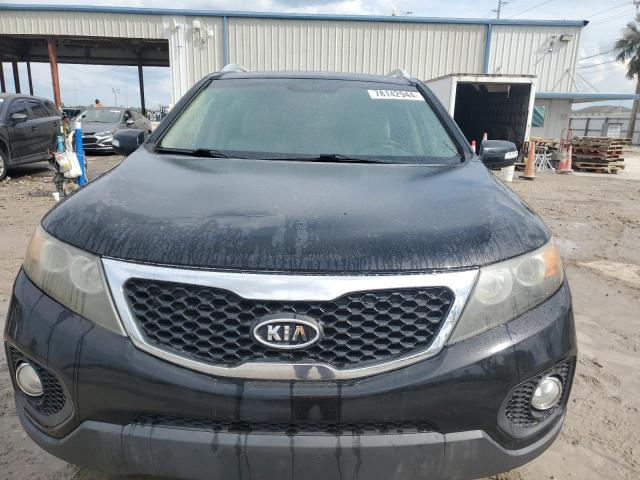 5XYKU4A20BG001649 - 2011 KIA SORENTO EX BLACK photo 5