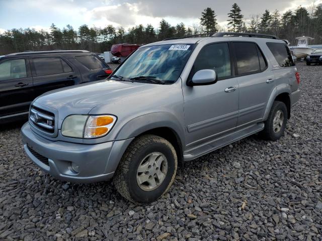 5TDBT48A12S128932 - 2002 TOYOTA SEQUOIA LIMITED SILVER photo 1