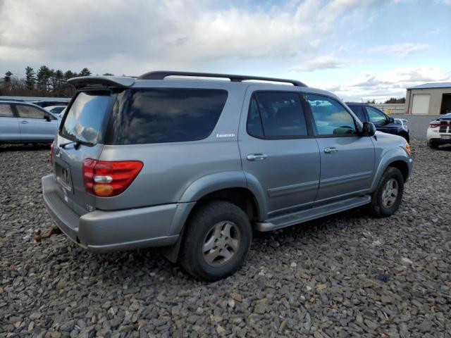 5TDBT48A12S128932 - 2002 TOYOTA SEQUOIA LIMITED SILVER photo 3