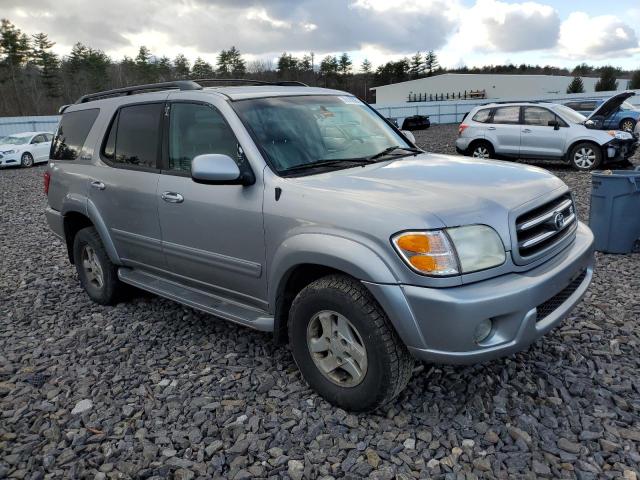 5TDBT48A12S128932 - 2002 TOYOTA SEQUOIA LIMITED SILVER photo 4