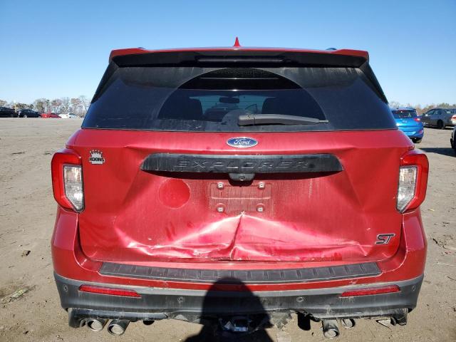 1FM5K8GC3LGA89486 - 2020 FORD EXPLORER ST RED photo 6