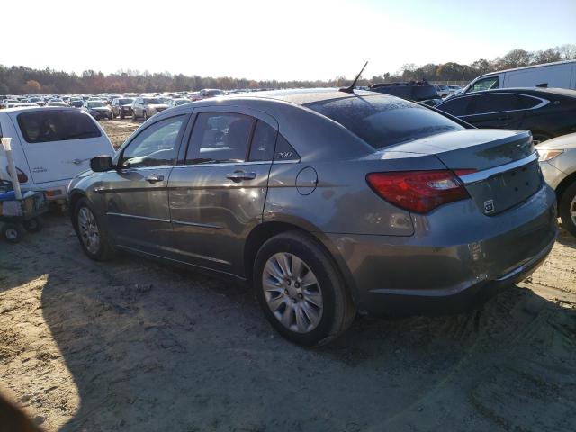 1C3CCBAB6CN271544 - 2012 CHRYSLER 200 LX GRAY photo 2