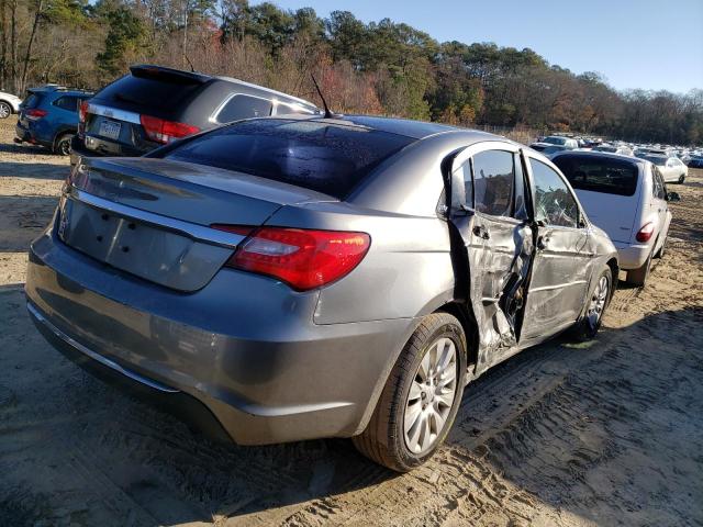 1C3CCBAB6CN271544 - 2012 CHRYSLER 200 LX GRAY photo 3