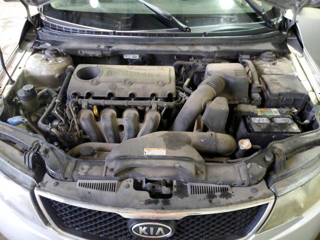 KNAFU4A28A5122564 - 2010 KIA FORTE EX GRAY photo 11