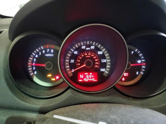 KNAFU4A28A5122564 - 2010 KIA FORTE EX GRAY photo 9