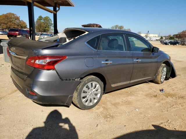 3N1AB7AP4HY204386 - 2017 NISSAN SENTRA S GRAY photo 3