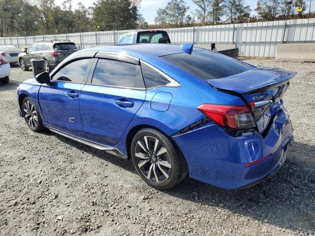 2HGFE1F75PH301537 - 2023 HONDA CIVIC EX BLUE photo 2