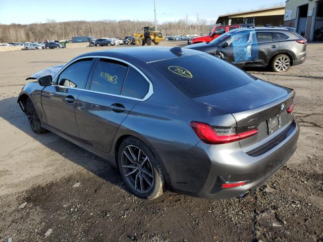 3MW5R7J06M8C17029 - 2021 BMW 330XI GRAY photo 2