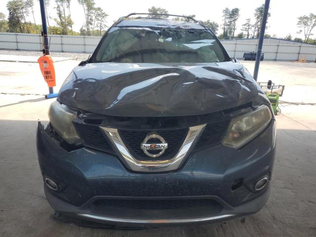 5N1AT2MT2EC839693 - 2014 NISSAN ROGUE S BLUE photo 5