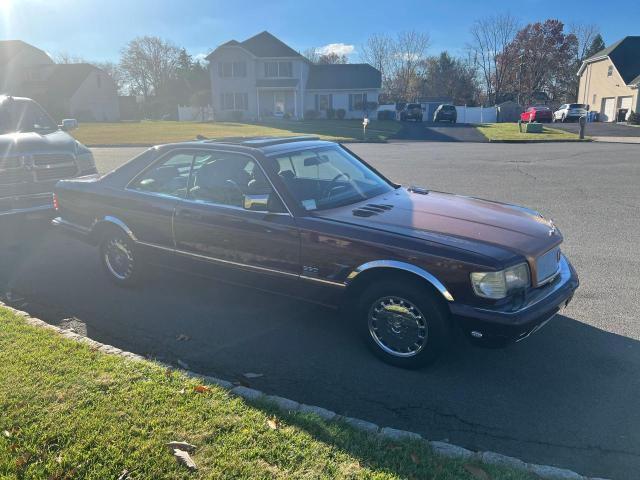 WDBCA45E2LA521367 - 1990 MERCEDES-BENZ 560 SEC BURGUNDY photo 2