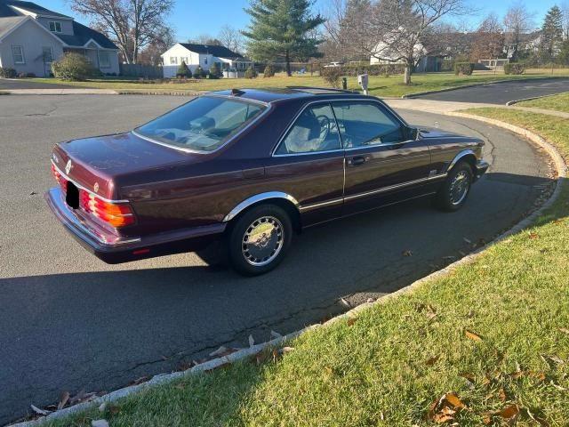 WDBCA45E2LA521367 - 1990 MERCEDES-BENZ 560 SEC BURGUNDY photo 4