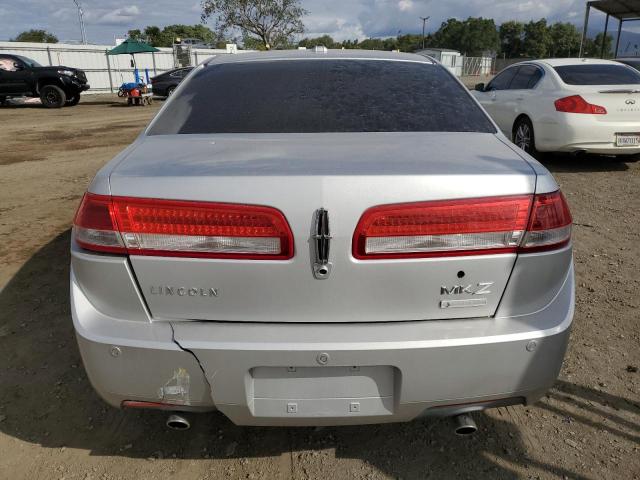 3LNDL2L3XBR753883 - 2011 LINCOLN MKZ HYBRID SILVER photo 6