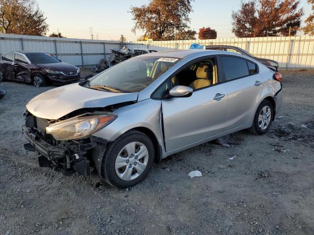 KNAFK4A64E5149260 - 2014 KIA FORTE LX SILVER photo 1