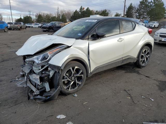 JTNKHMBX7K1047182 - 2019 TOYOTA C-HR XLE WHITE photo 1