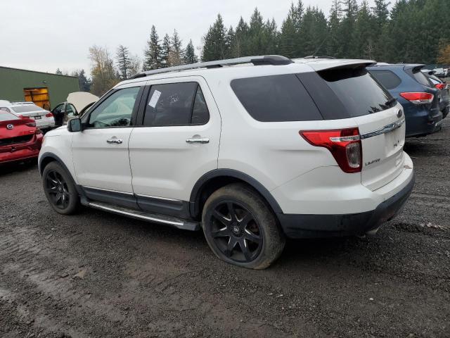 1FM5K8F80DGA80744 - 2013 FORD EXPLORER LIMITED WHITE photo 2