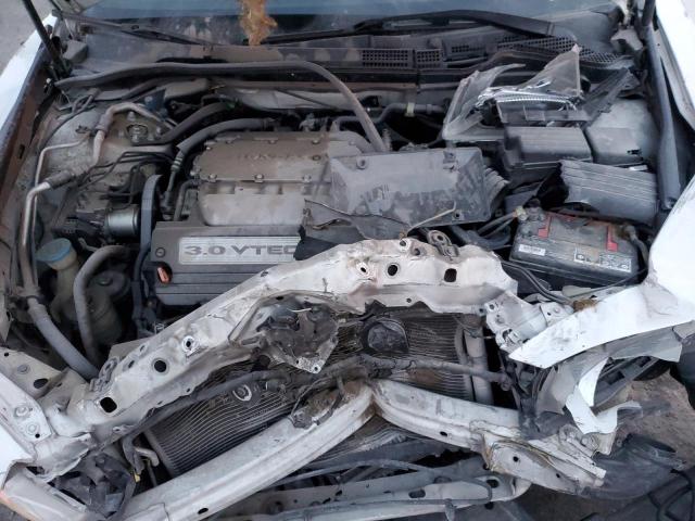 1HGCM665X6A030554 - 2006 HONDA ACCORD EX WHITE photo 11