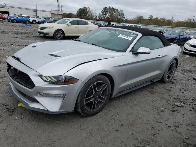 1FATP8UH7J5156540 - 2018 FORD MUSTANG SILVER photo 1