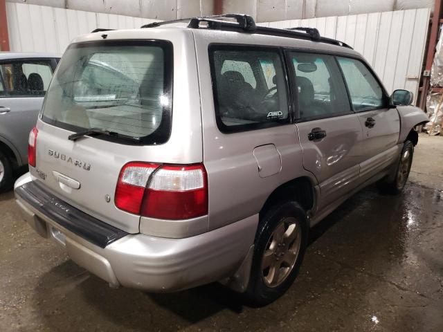 JF1SF656X1H736220 - 2001 SUBARU FORESTER S ვერცხლისფერი ფოტო 3