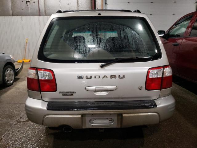JF1SF656X1H736220 - 2001 SUBARU FORESTER S ვერცხლისფერი ფოტო 6