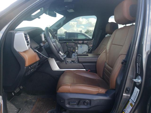 5TFMA5DBXPX075913 - 2023 TOYOTA TUNDRA CREWMAX PLATINUM 灰色 照片 7