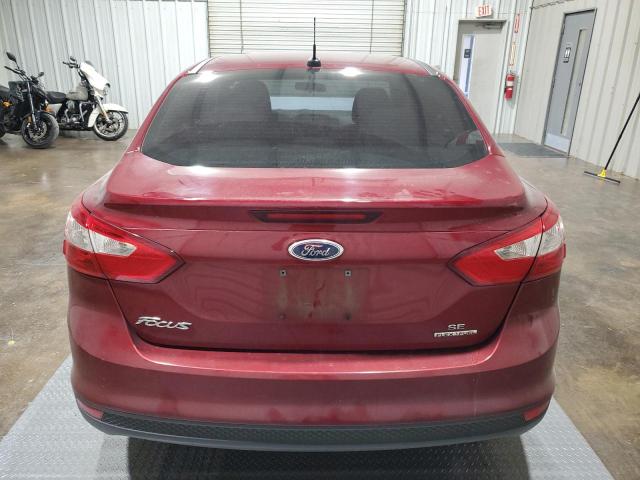 1FADP3F24EL367194 - 2014 FORD FOCUS SE MAROON photo 6