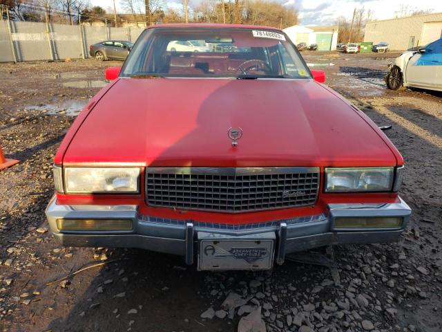 1G6CD5150K4344385 - 1989 CADILLAC DEVILLE RED photo 5