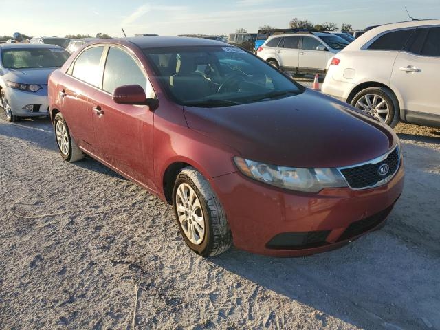 KNAFU4A23B5360677 - 2011 KIA FORTE EX RED photo 4