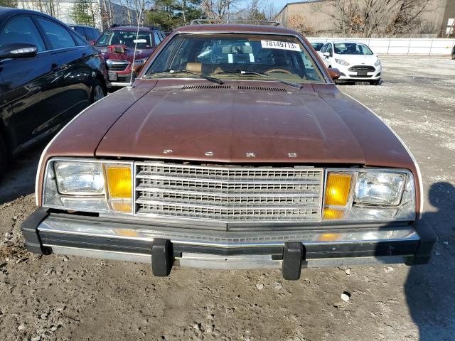 0T12A153350 - 1980 FORD PINTO BROWN photo 5