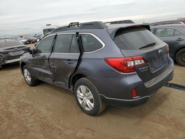 4S4BSAAC8F3352702 - 2015 SUBARU OUTBACK 2.5I GRAY photo 2