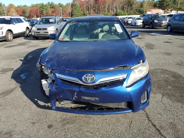 4T1BB3EK5BU136307 - 2011 TOYOTA CAMRY HYBRID BLUE photo 5