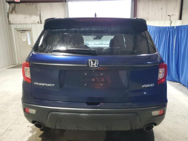 5FNYF8H5XLB018186 - 2020 HONDA PASSPORT EXL BLUE photo 6