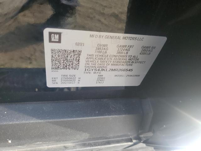 1GYS4JKL2MR266545 - 2021 CADILLAC ESCALADE ESV LUXURY 黑色 照片 13