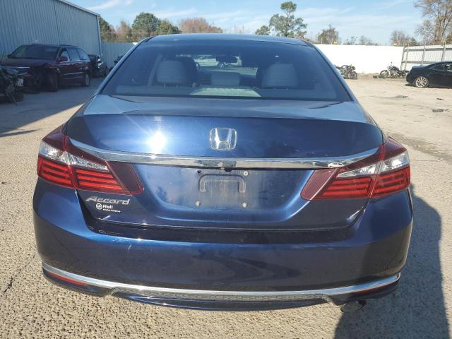 1HGCR2F38GA146782 - 2016 HONDA ACCORD LX BLUE photo 6