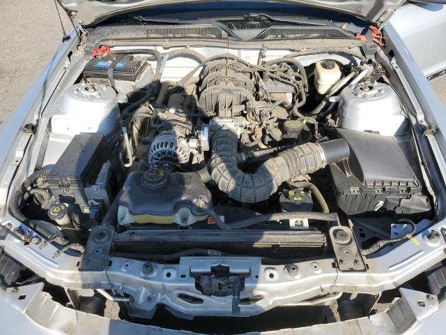 1ZVFT80NX75354372 - 2007 FORD MUSTANG SILVER photo 11