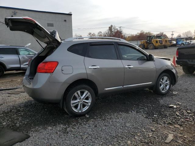 JN8AS5MV1DW657995 - 2013 NISSAN ROGUE S GRAY photo 3