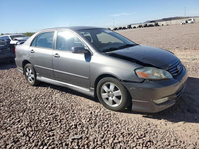 2T1BR32E84C312619 - 2004 TOYOTA COROLLA CE GRAY photo 4