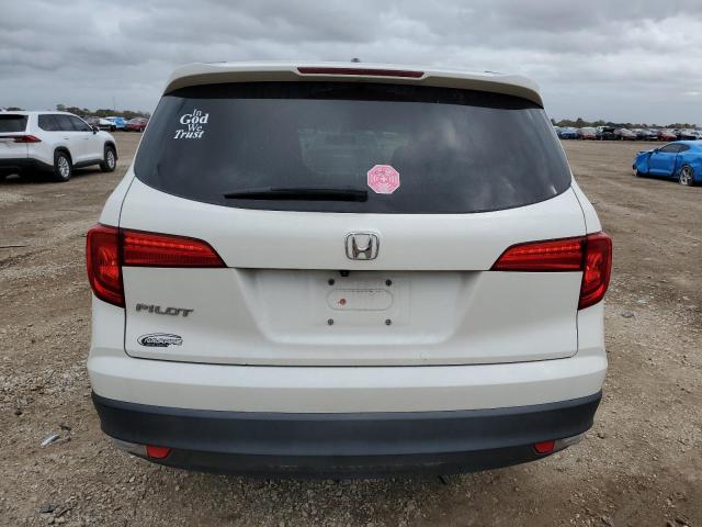 5FNYF5H5XJB002131 - 2018 HONDA PILOT EXL WHITE photo 6