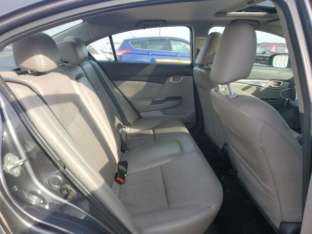 19XFB2F97EE053590 - 2014 HONDA CIVIC EXL ვერცხლისფერი ფოტო 10