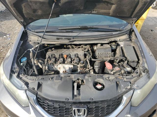 19XFB2F97EE053590 - 2014 HONDA CIVIC EXL ვერცხლისფერი ფოტო 11