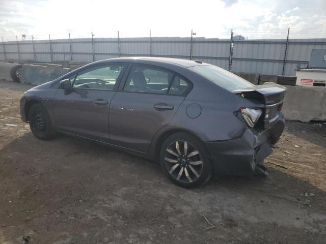 19XFB2F97EE053590 - 2014 HONDA CIVIC EXL ვერცხლისფერი ფოტო 2
